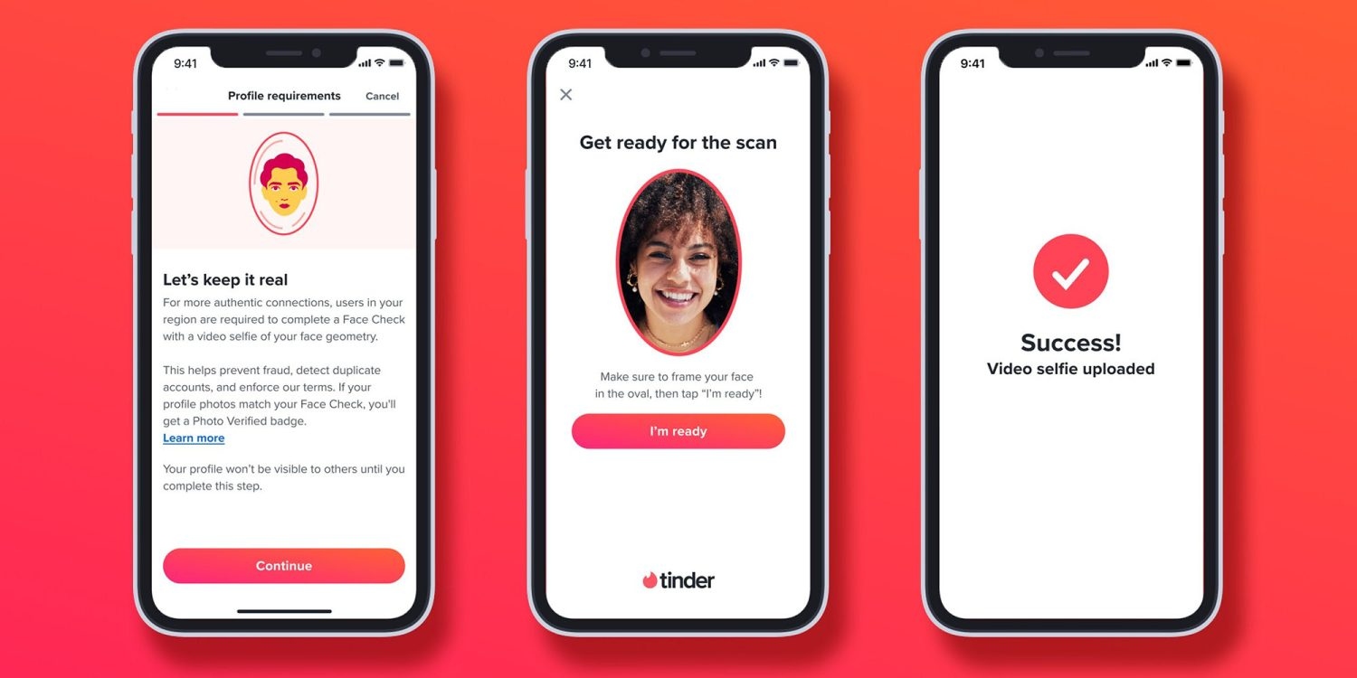 Vérification identité tinder