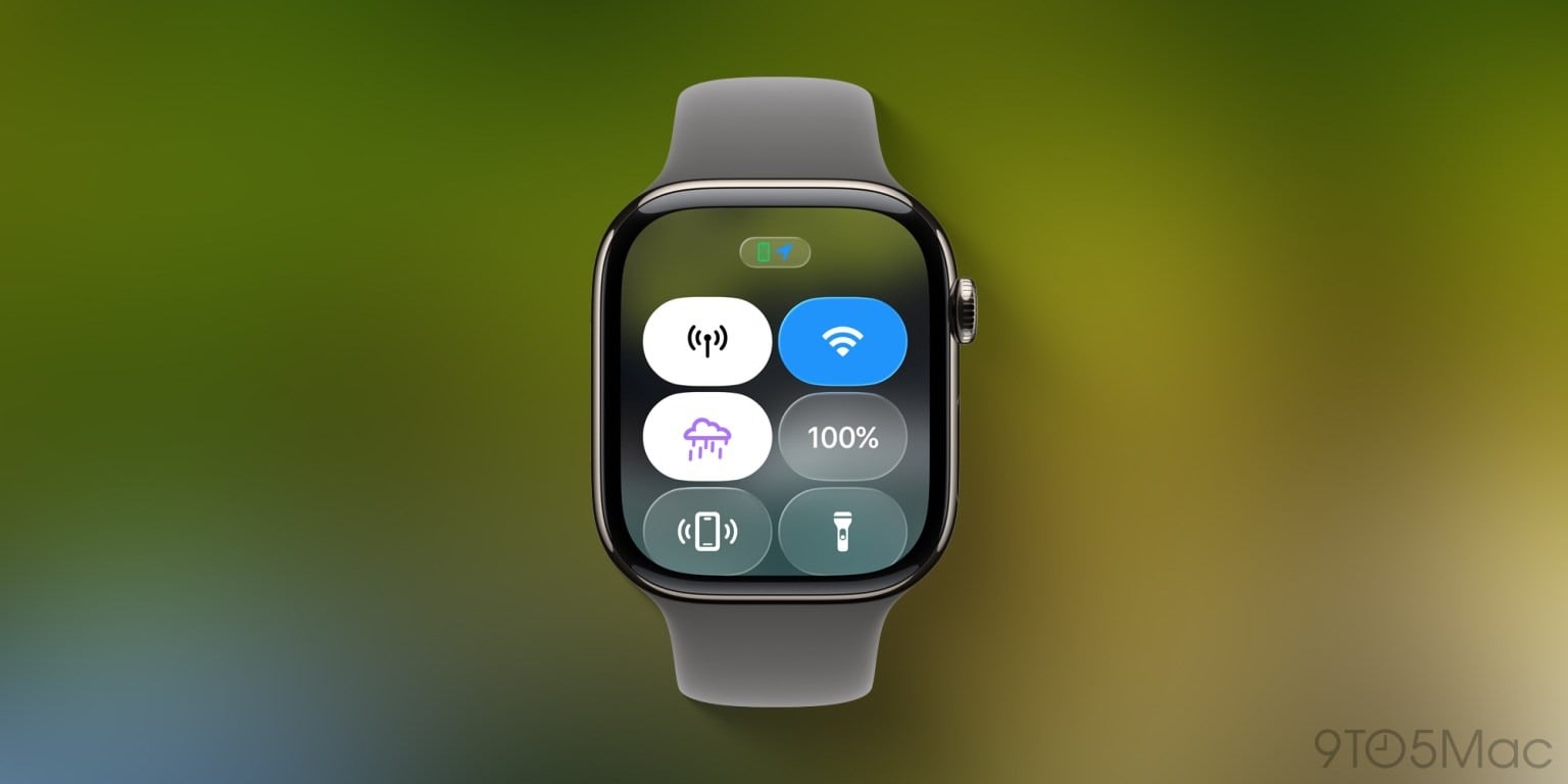 watchOS 26 control center third