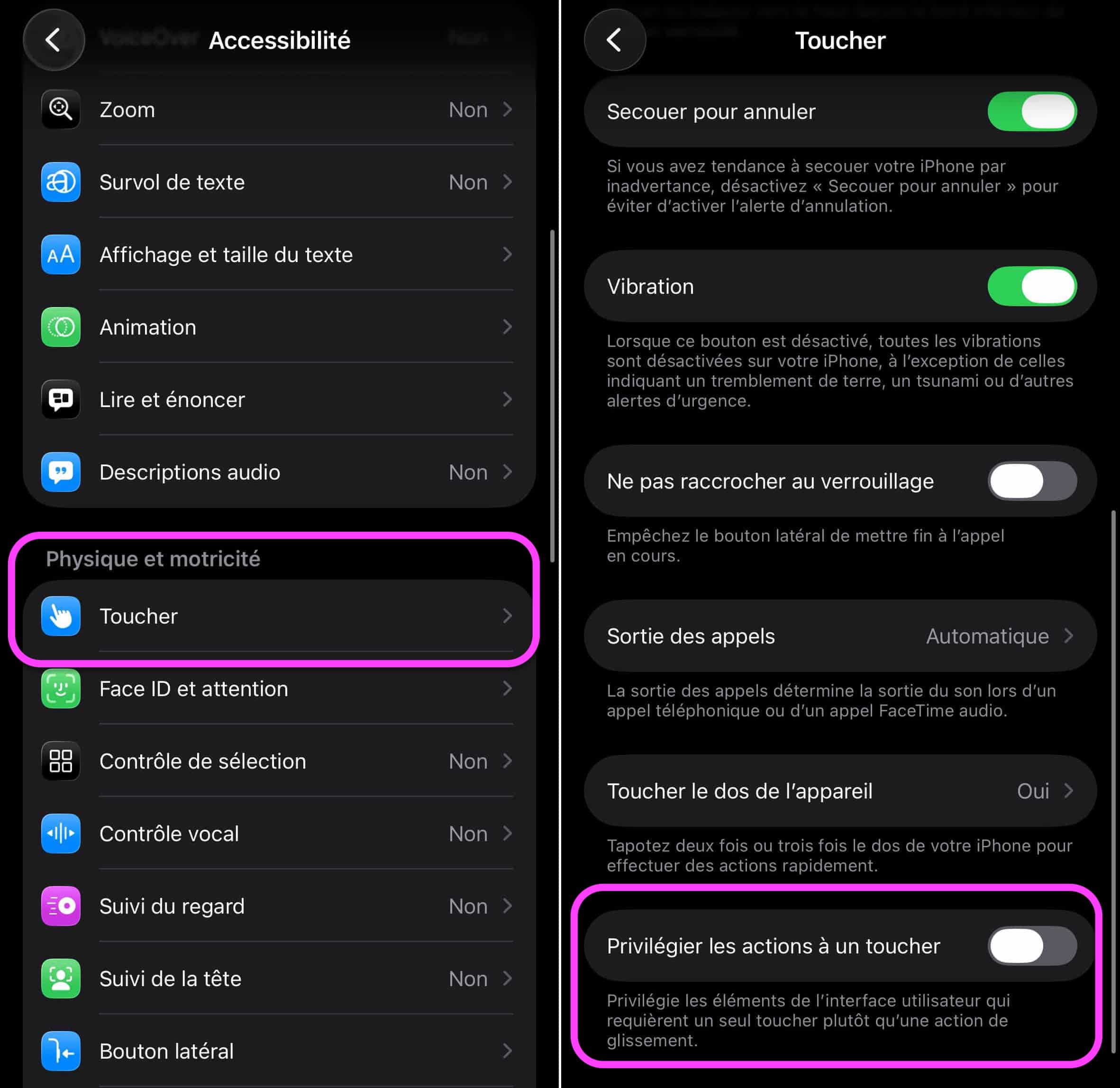 réglage appui alarme horloges