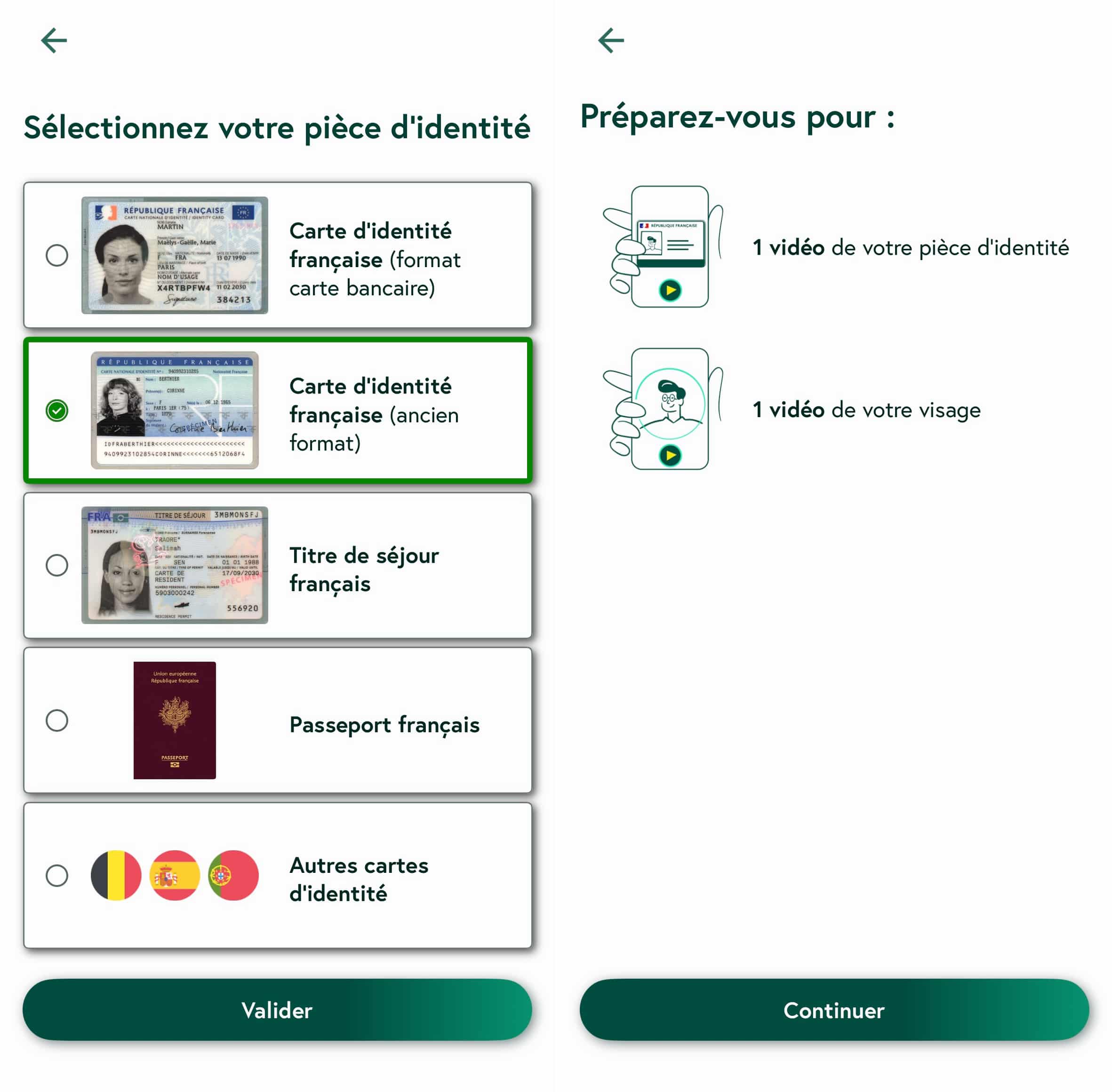 iPhone carte Vitale carte identité