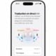 Traduction en direct iPhone AirPods