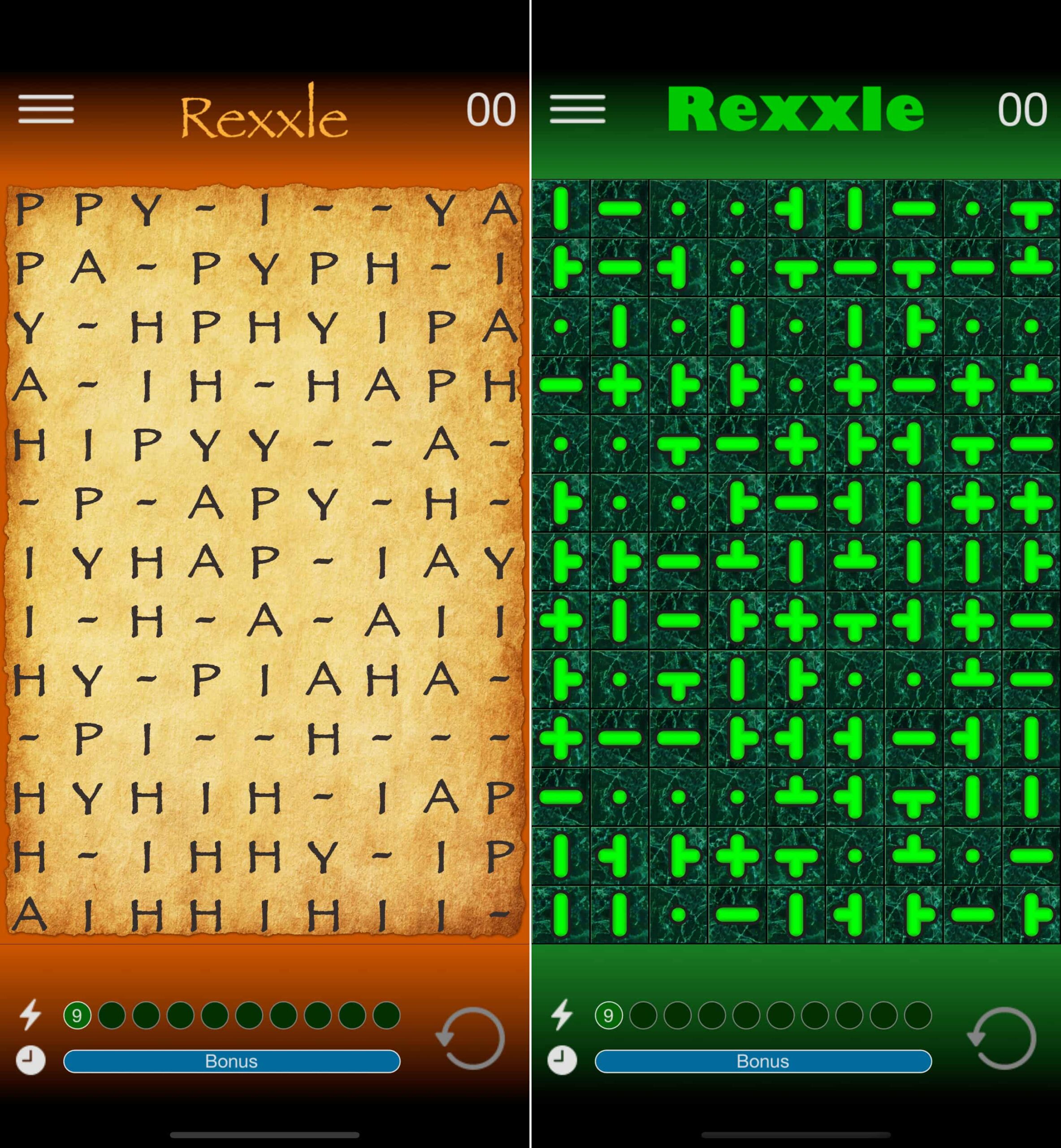 Jeu mobile Rexxle