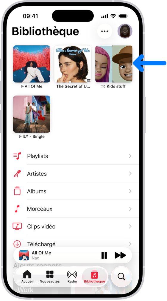 épingler Apple Music