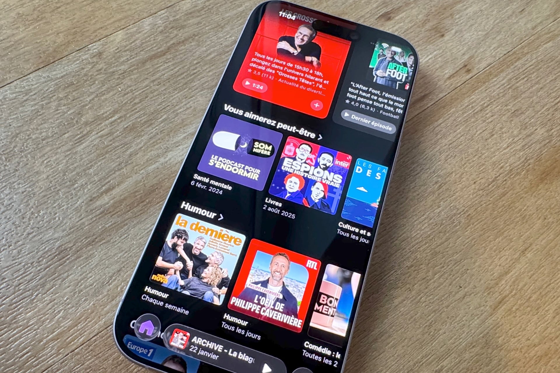 iPhone 17 Podcasts