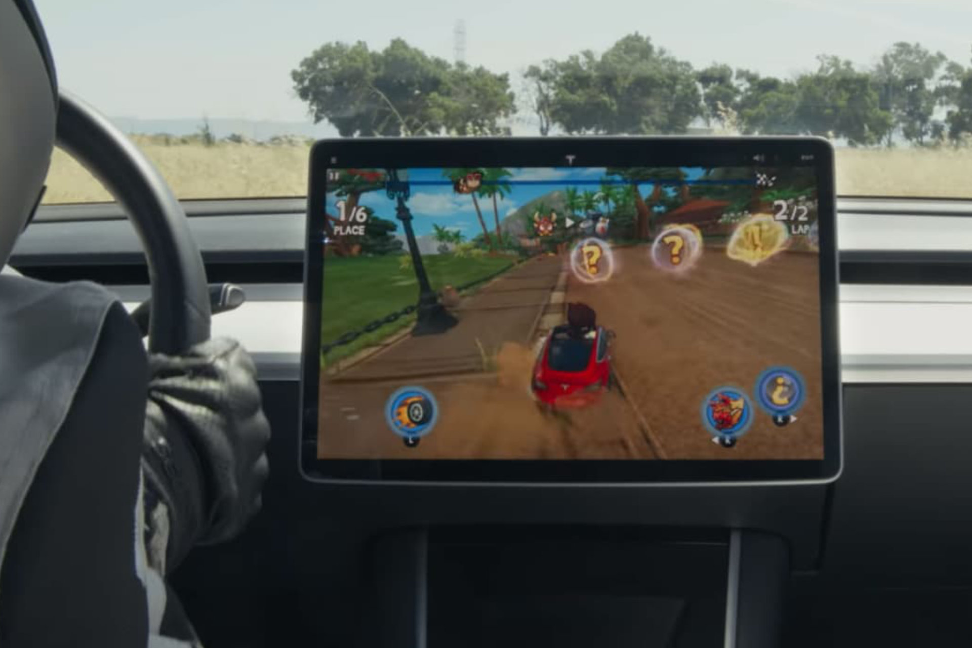 Tesla voiture electrique jeux tableau