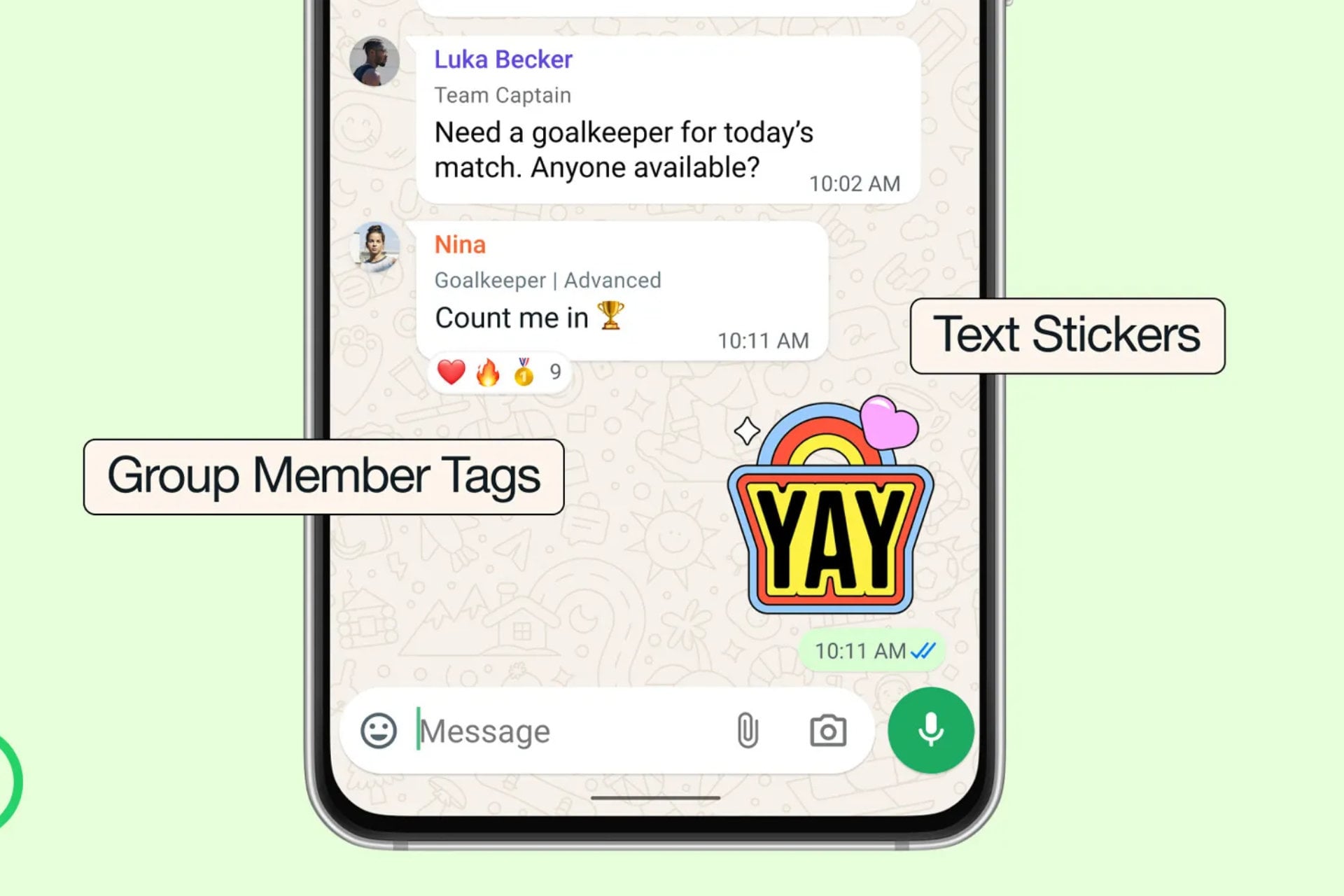 Whatsapp message application