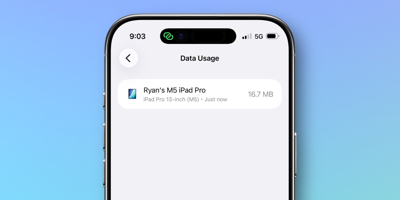 iOS 26 4 personal hotspot usage