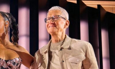 Anniversaire 50 ans apple concert news york tim cook