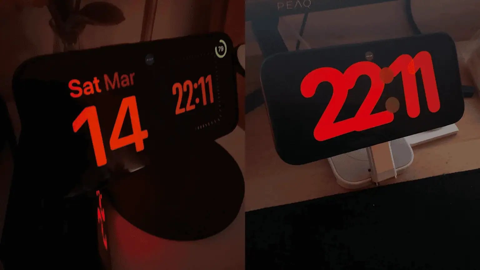 iPhone displays different landsc