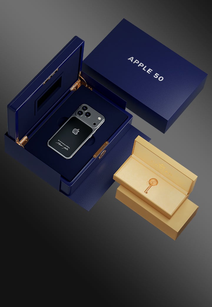 iPhone 17 pro signature steve jobs anniversaire 50 ans apple boite