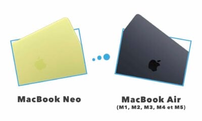 MacBook Neo vs MacBook Air (M2, M3, M4, M4 et M5)