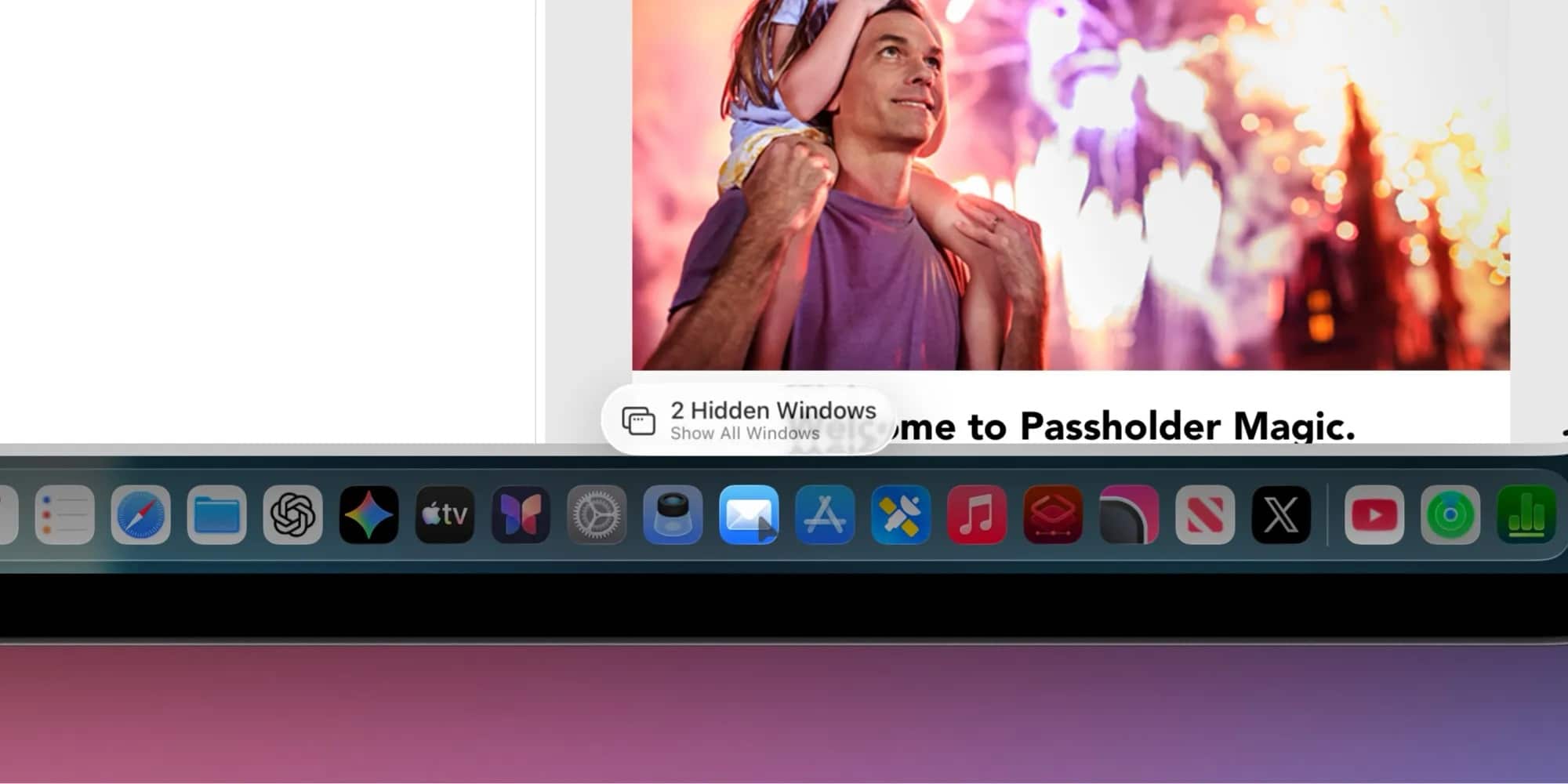 Indication fenêtre iPadOS 26.4