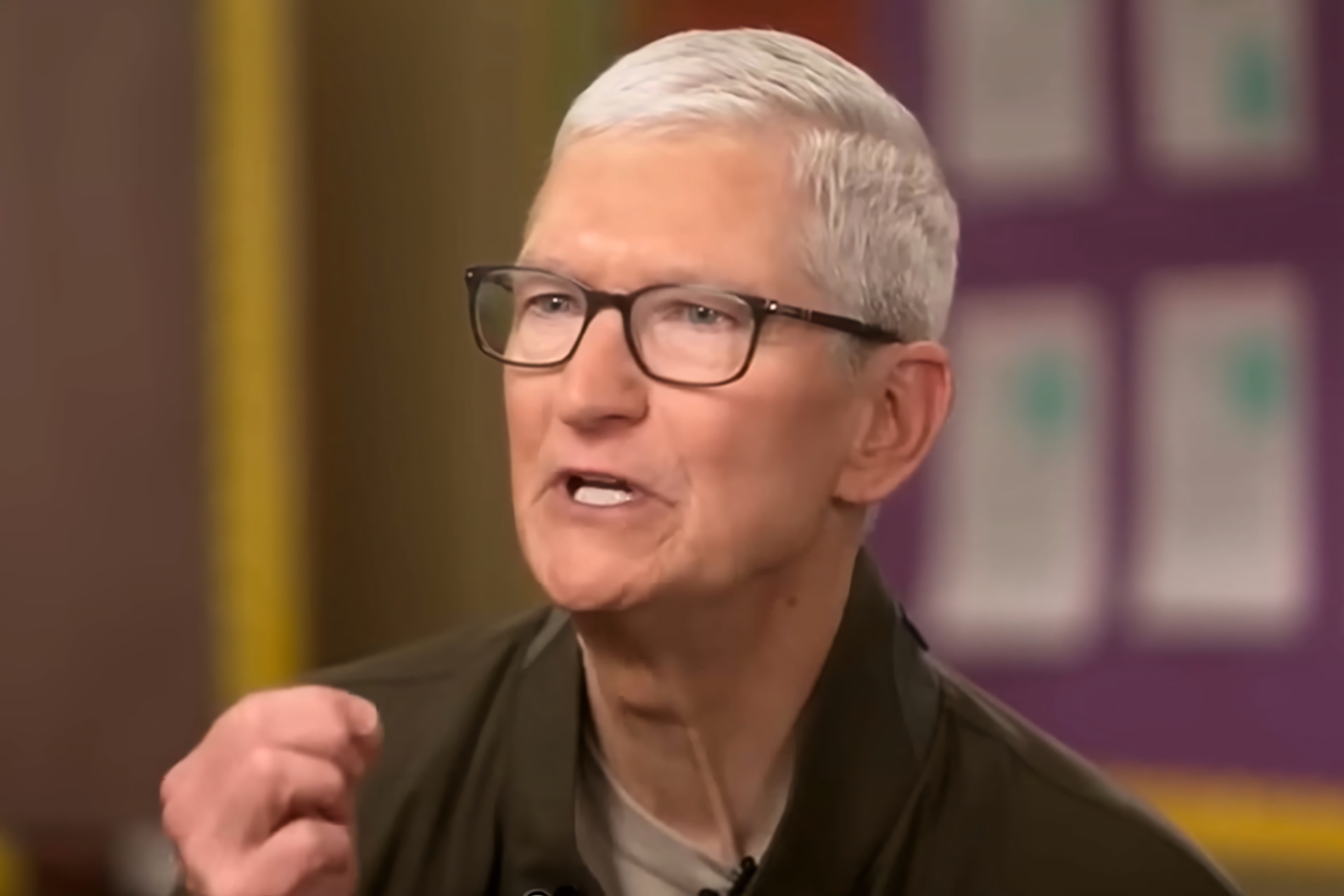 Tim cook interview départ apple