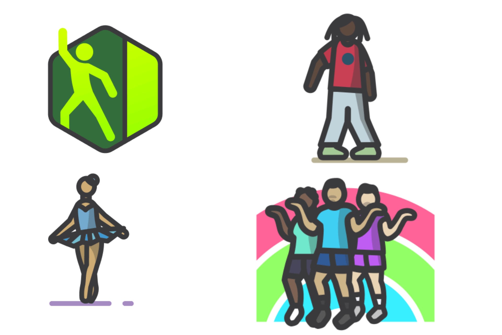 Apple badge watch danse journee