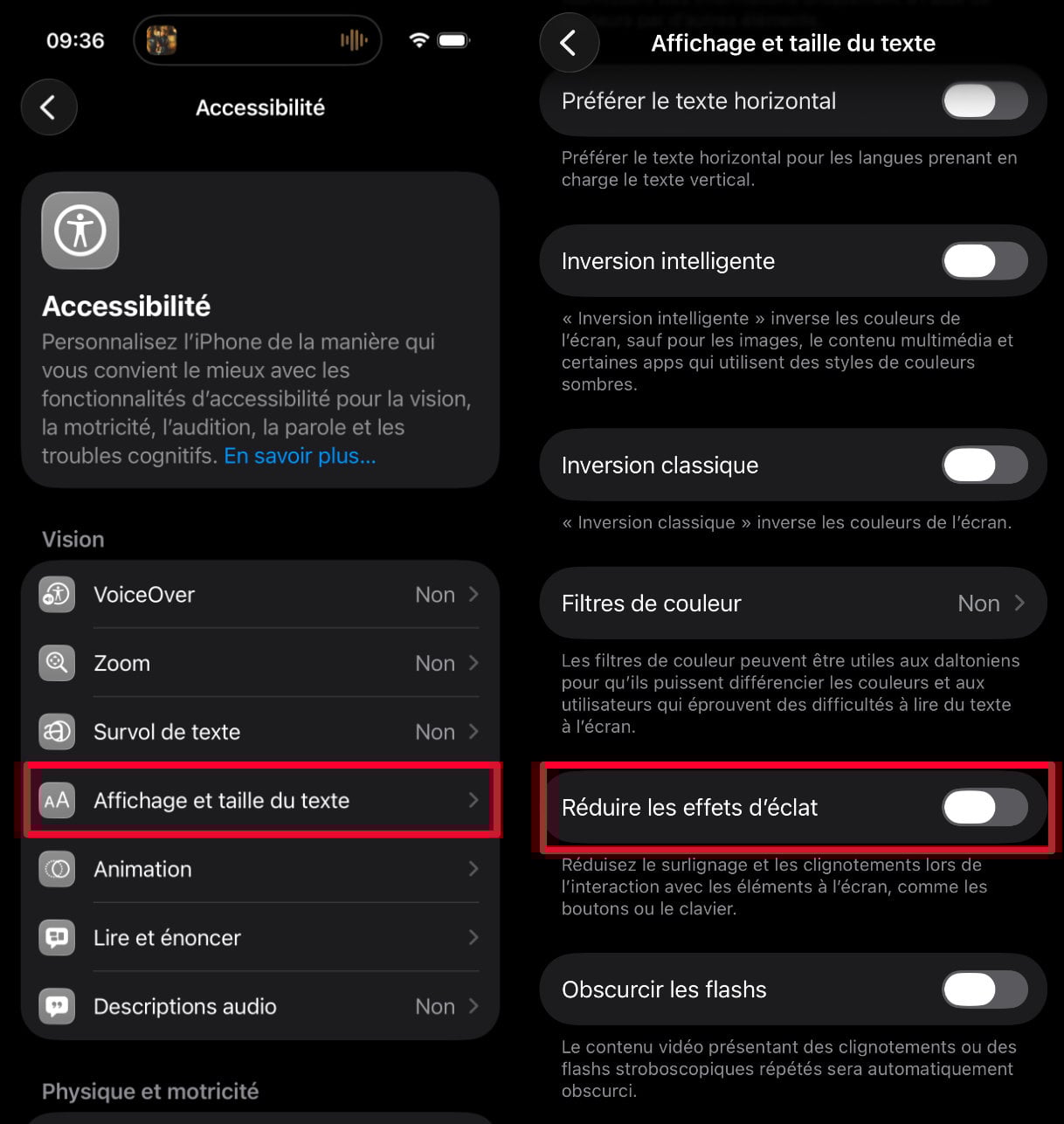 Effet eclat iOS 26 4 apple