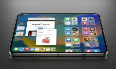 iPhone pliant ultra fold ouvert prototype pliable apple