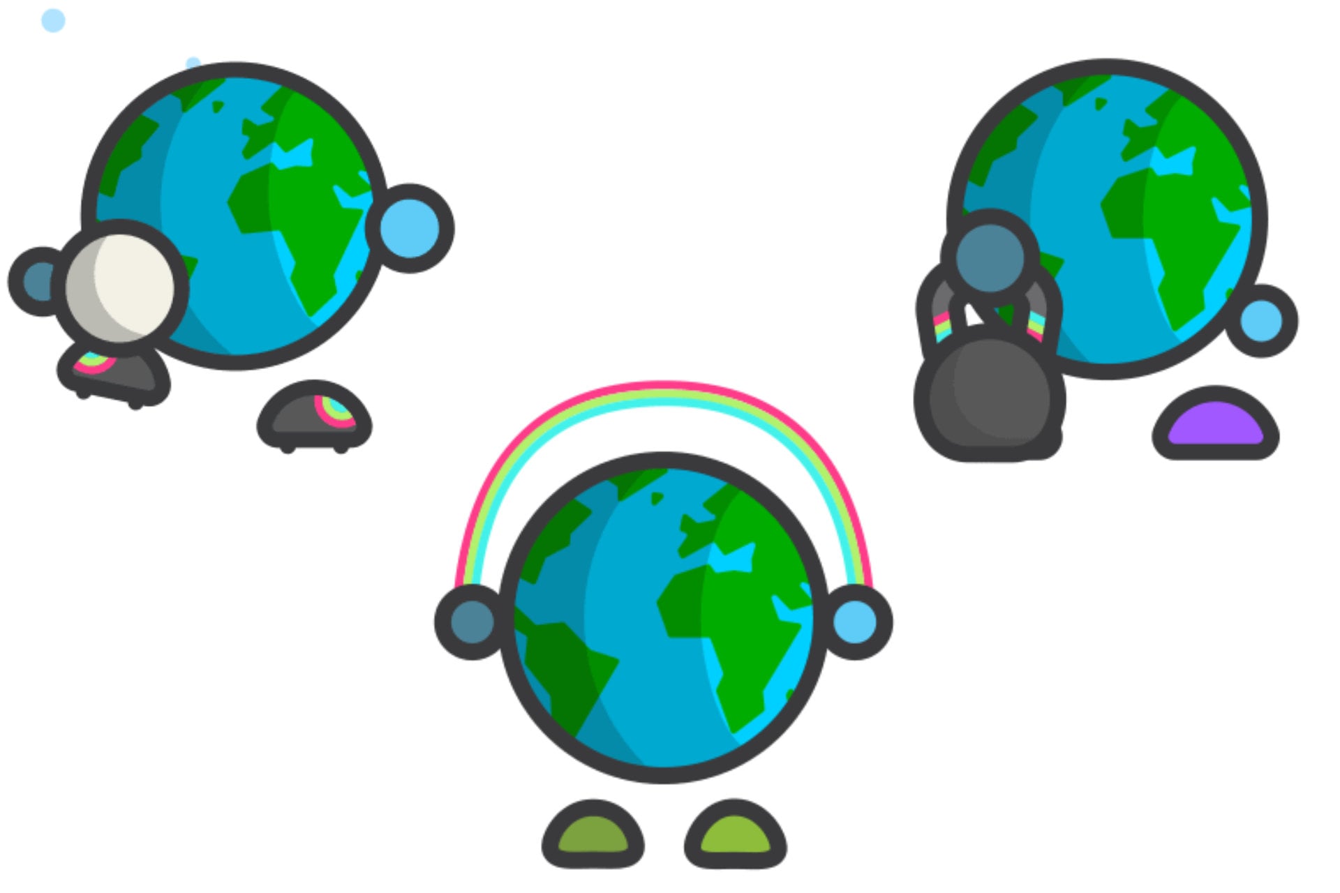 Jour terre apple badge