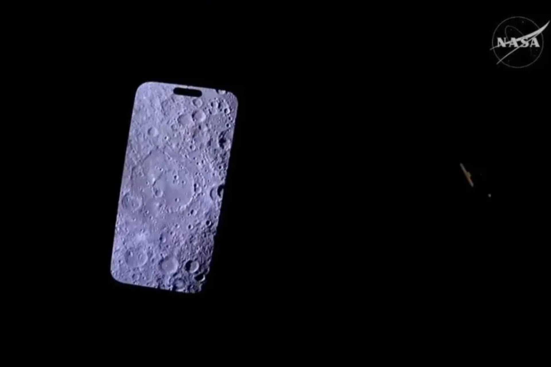 Nasa photo lune artemis iPhone