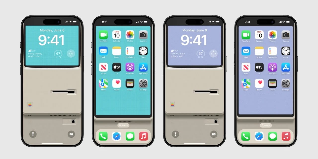 Macintosh vintage fonds d'écran iPhone