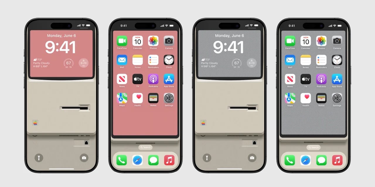 Macintosh rétro fonds d'écran iPhone