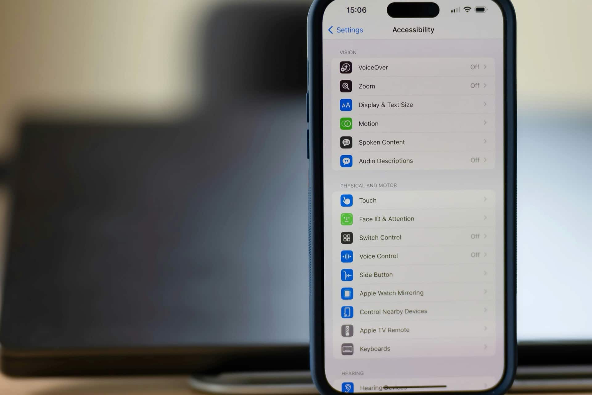 Accessibilité iPhone