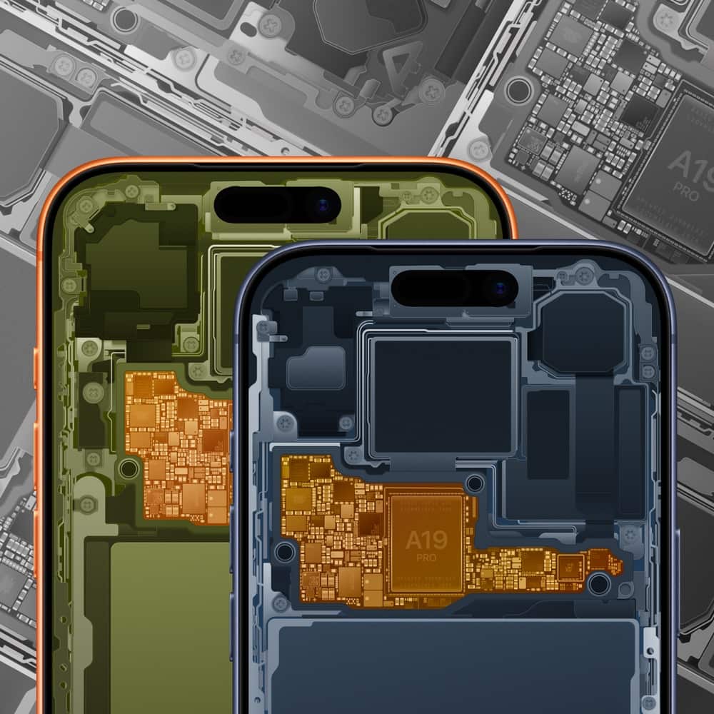 iPhone 17 Pro fond d'écran composants