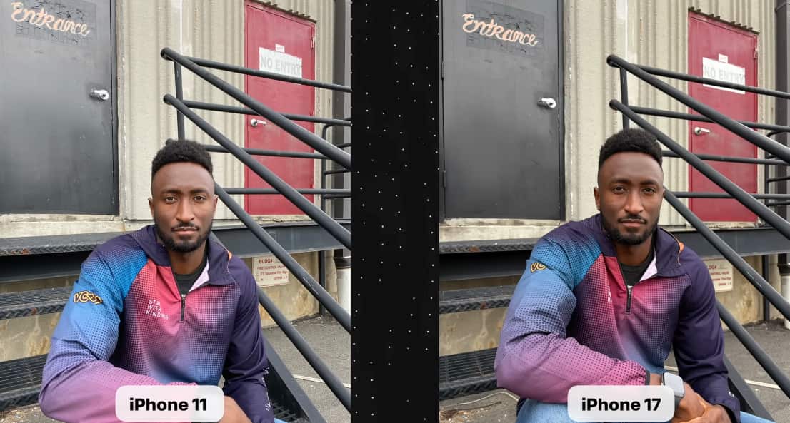 iPhone 11 vs 17 MKBHD