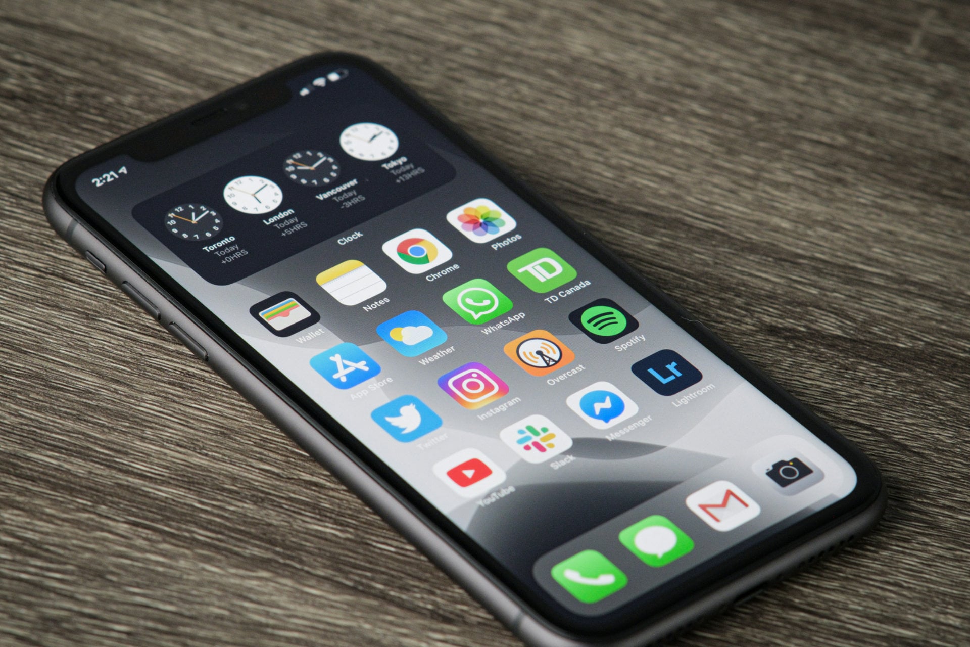 iPhone ecran acceuil icone