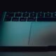 MacBook fond noir