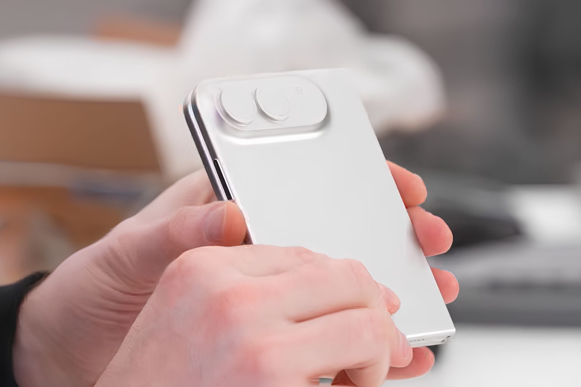 Maquette iPhone pliant