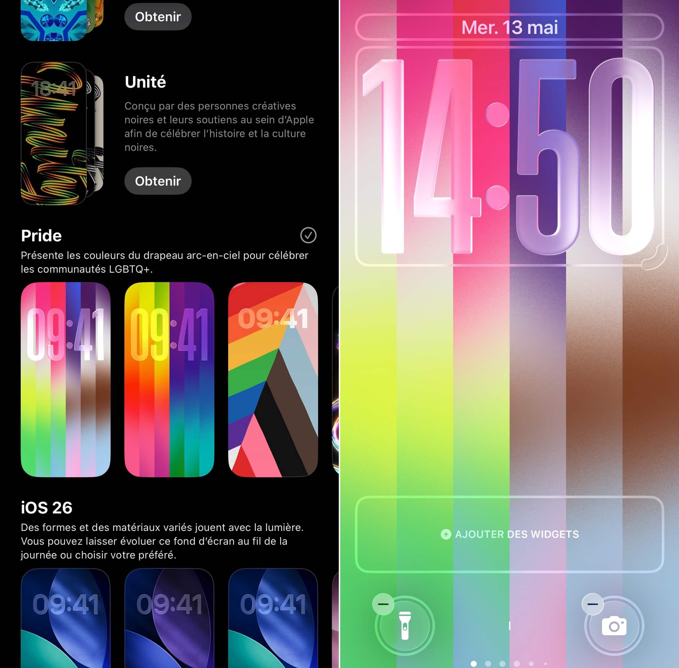 iPhone fond d'écran Pride