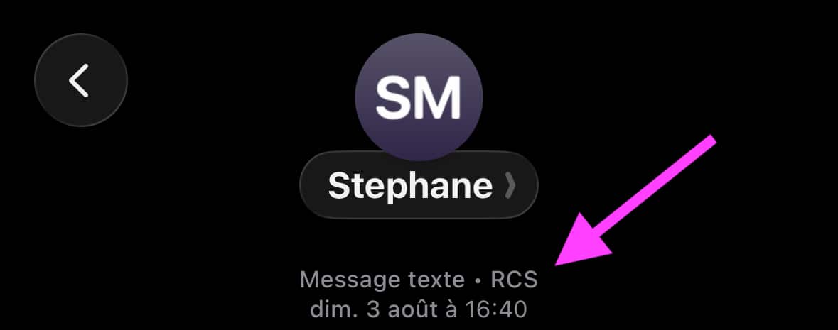 Message RCS