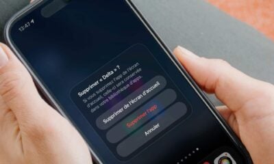 Supprimer app iOS 26