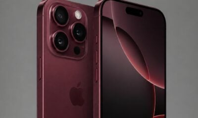iPhone 18 Pro bordeaux concept