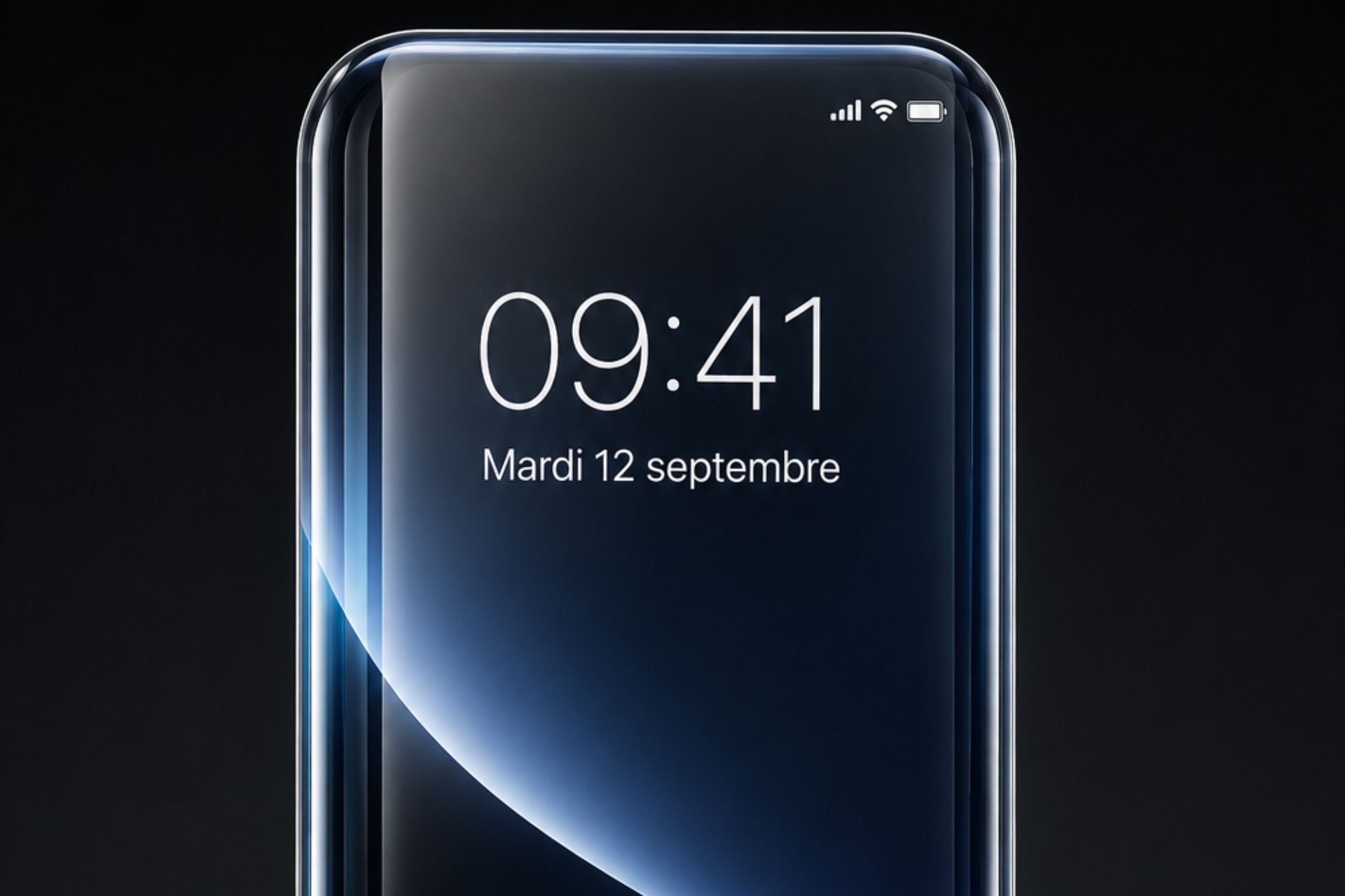 iPhone verre écran verrouillé