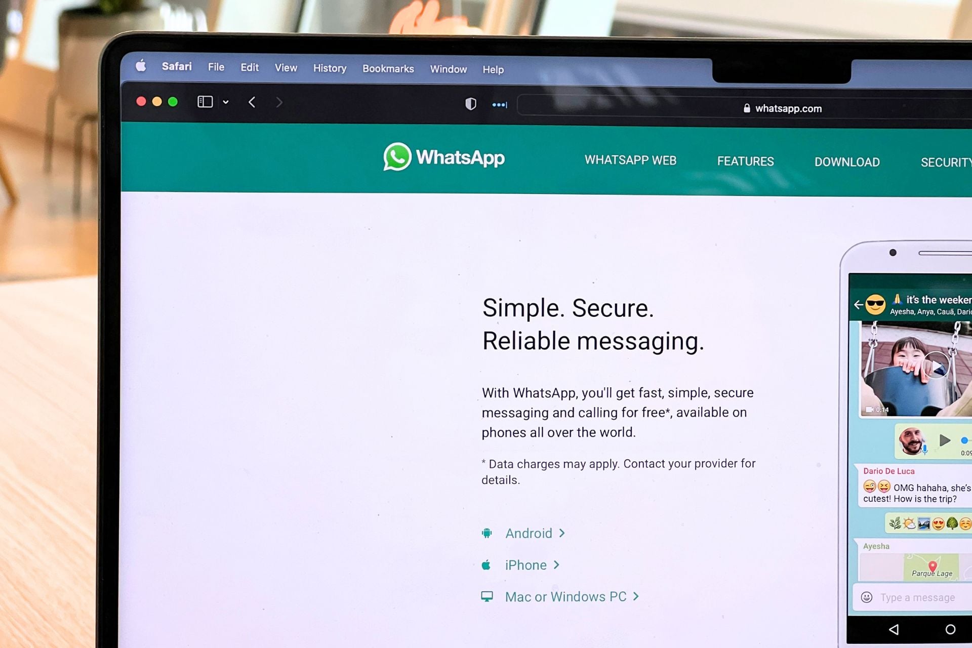 WhatsApp Web Mac
