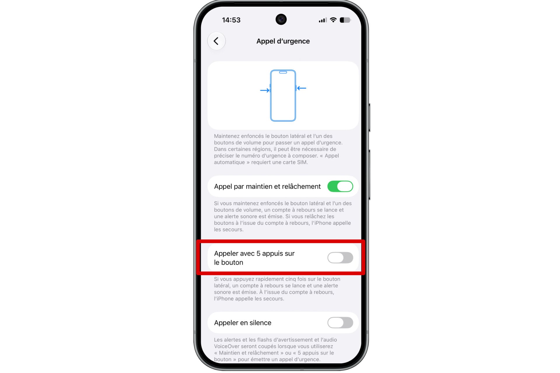 Apple urgence iPhone