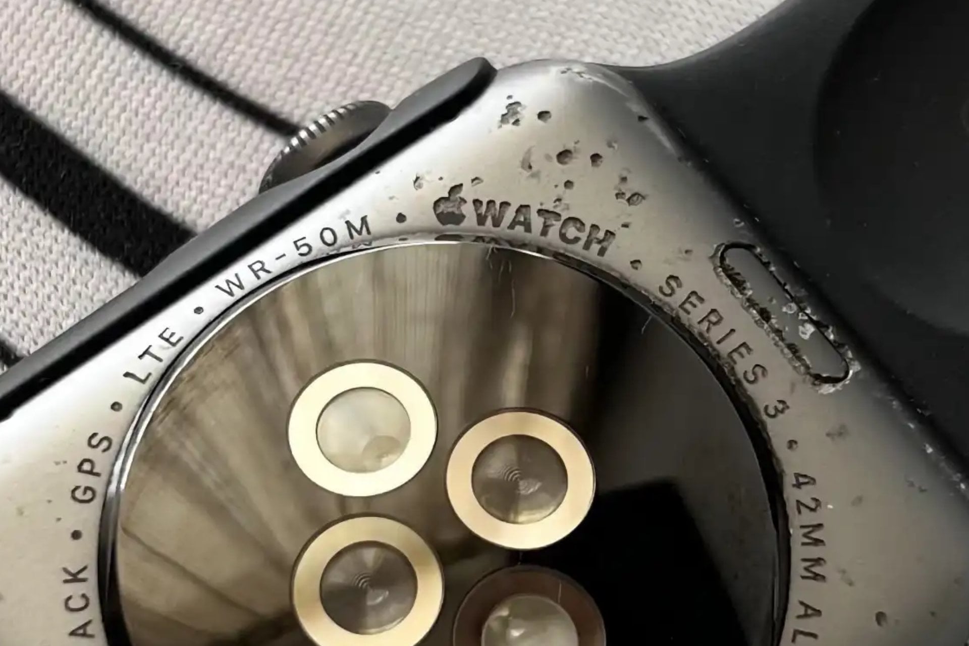 Apple watch corrosion sueur