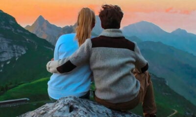 Couple paysage vacances