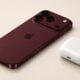 iPhone 18 Pro bordeaux AirPods concept