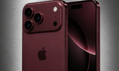 iPhone 18 Pro couleur bordeaux concept