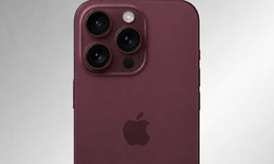 iPhone Pro bordeaux dos concept