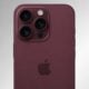 iPhone Pro bordeaux dos concept