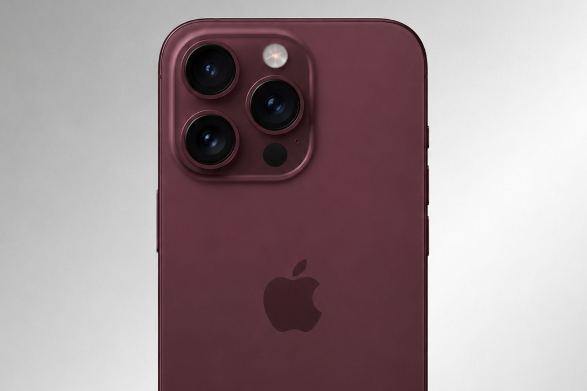iPhone Pro bordeaux dos concept