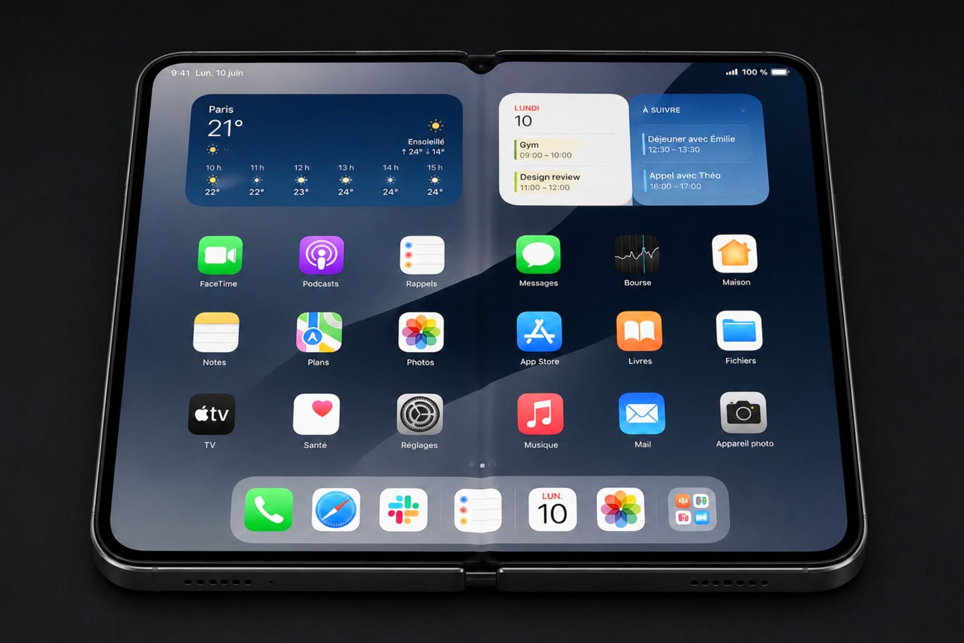 iPhone Ultra déplié concept