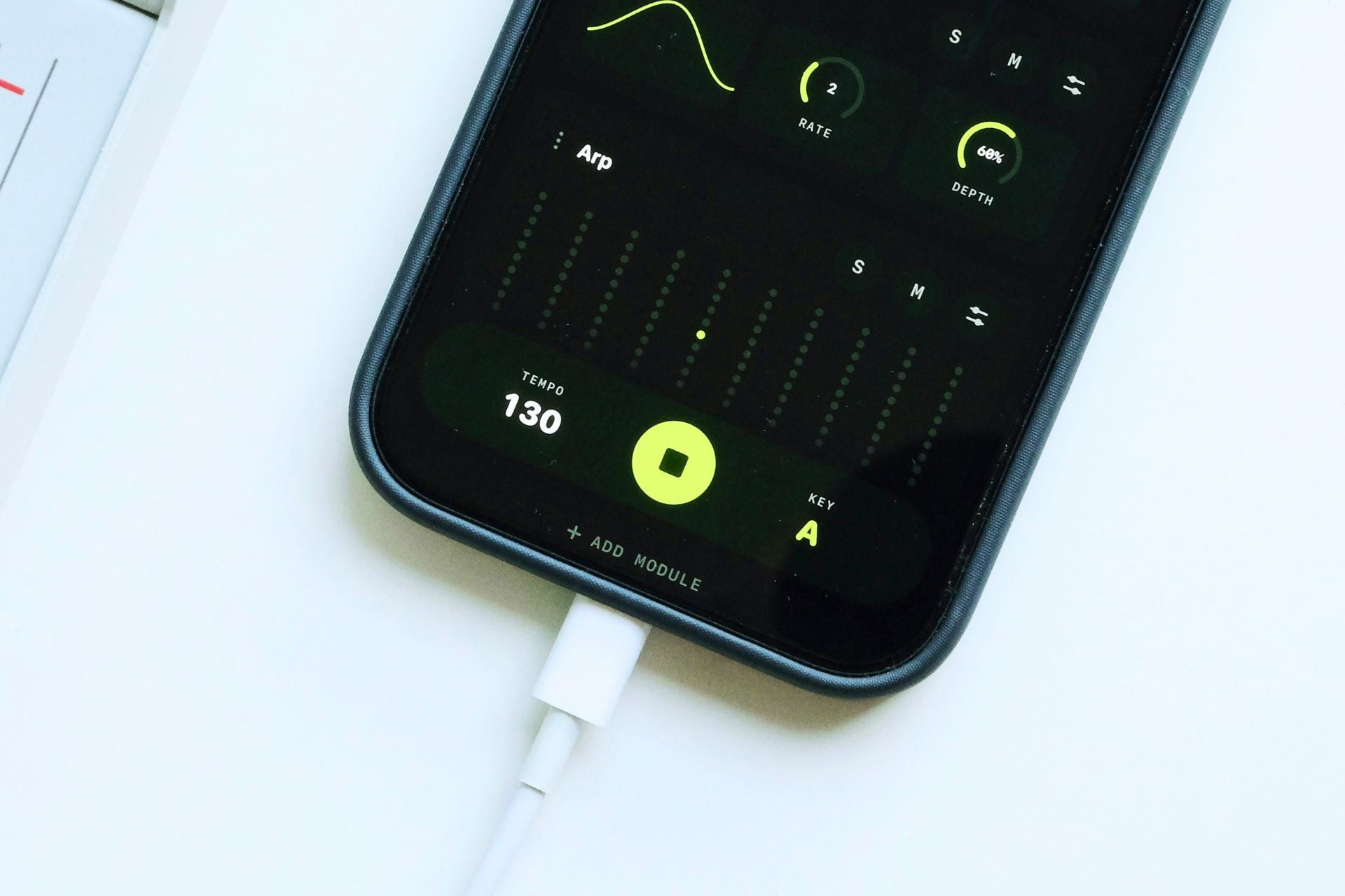 iPhone en charge