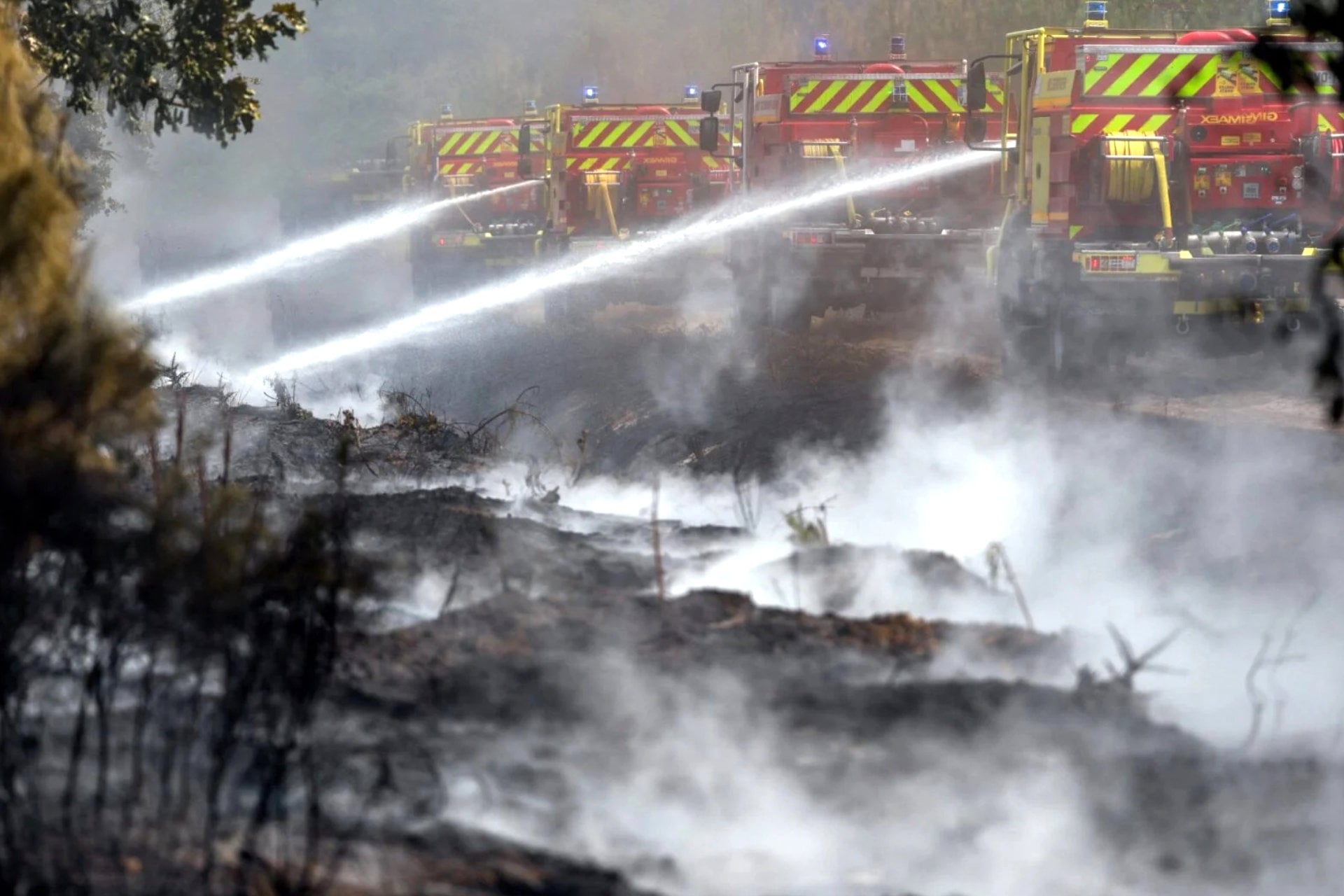 Incendie espace image