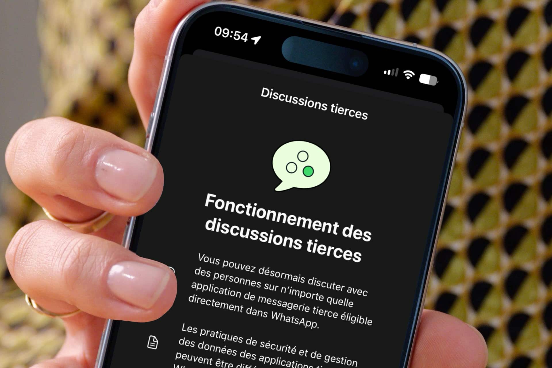 WhatsApp apps tierces