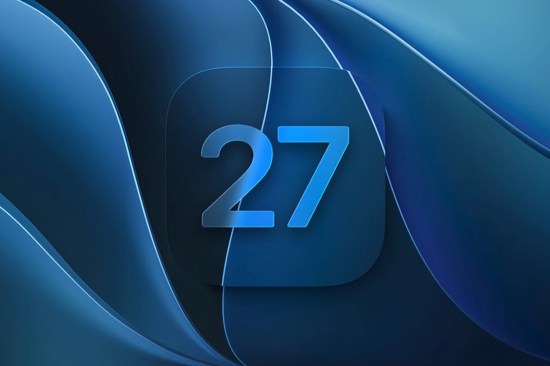 iOS 27 bleu