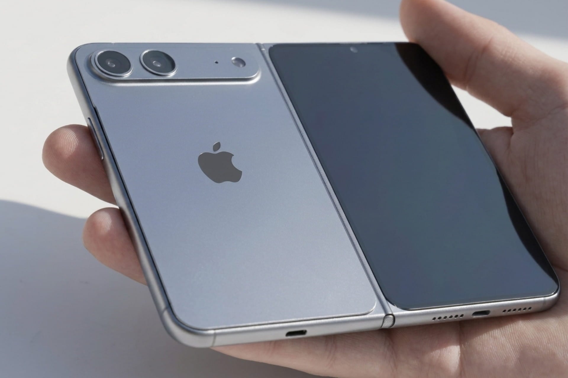 iPhone ultra pliant gris